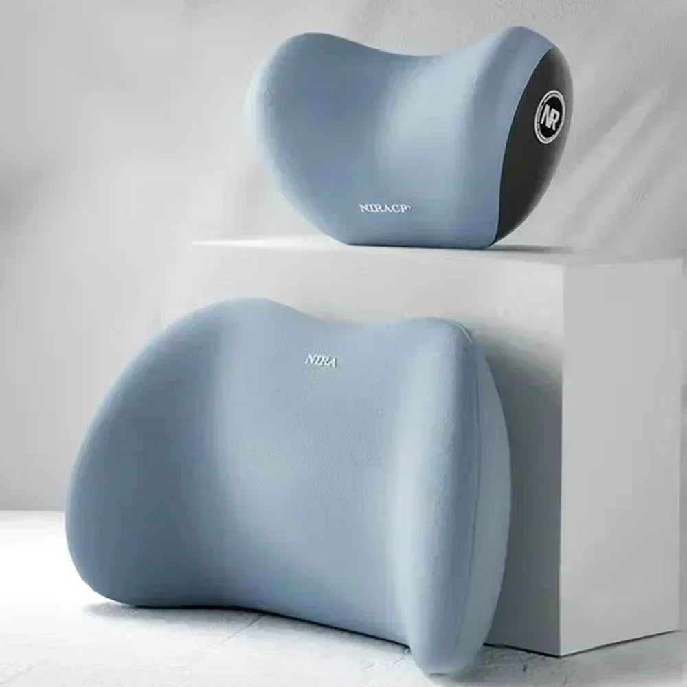 Auto-Kopfstütze & Lendenwirbelstütze aus Memory Foam